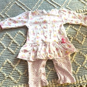 Kissy kissy 9 month one piece outfit